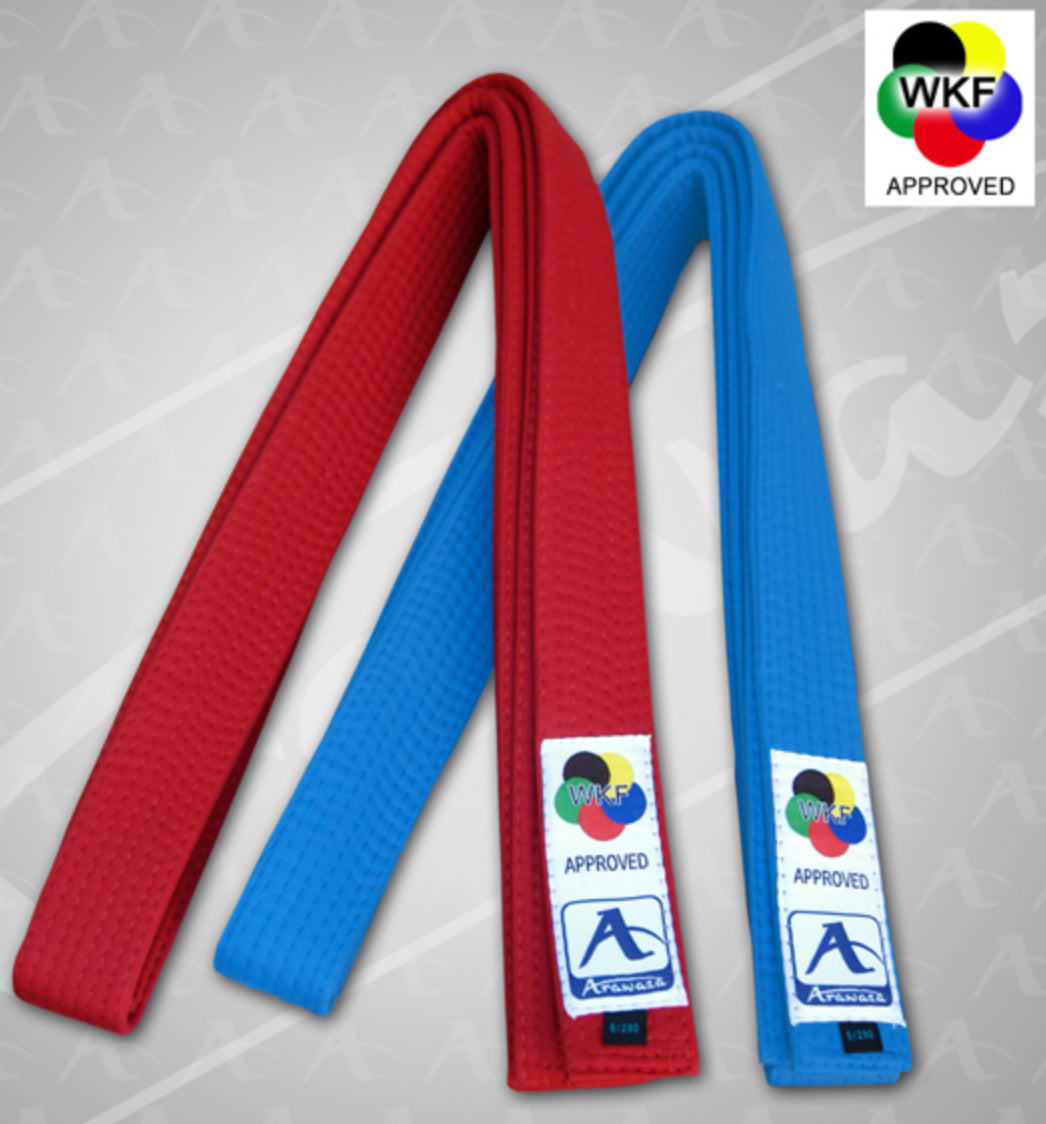 Cinta Kumite Azul Arawaza Talla 3 WKF