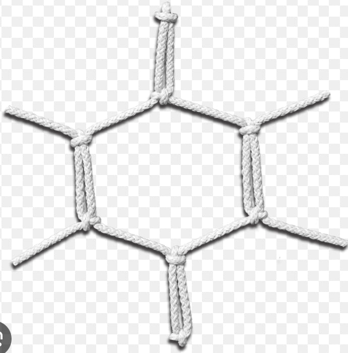 Par de Red de Portería de Fútbol de Medidas Oficiales 1a División