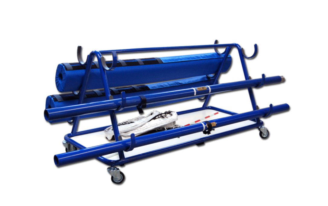 Varnished Steel Trolley for Volleyball