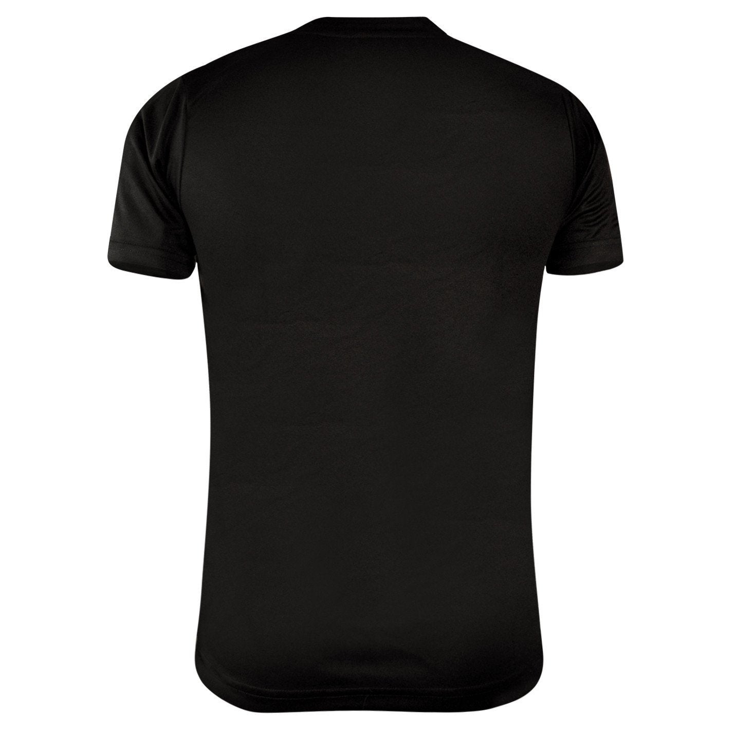 Jersey Kappa de Caballero Básico Negro con Amarillo Neon