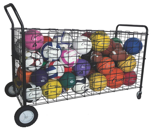 Carrito de Almacenamiento con Doble Rueda Capacidad 30 Balones