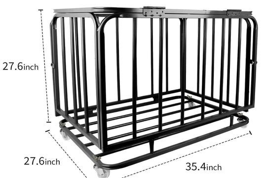 Carrito de Almacenamiento de Balones Negro 89x70x70