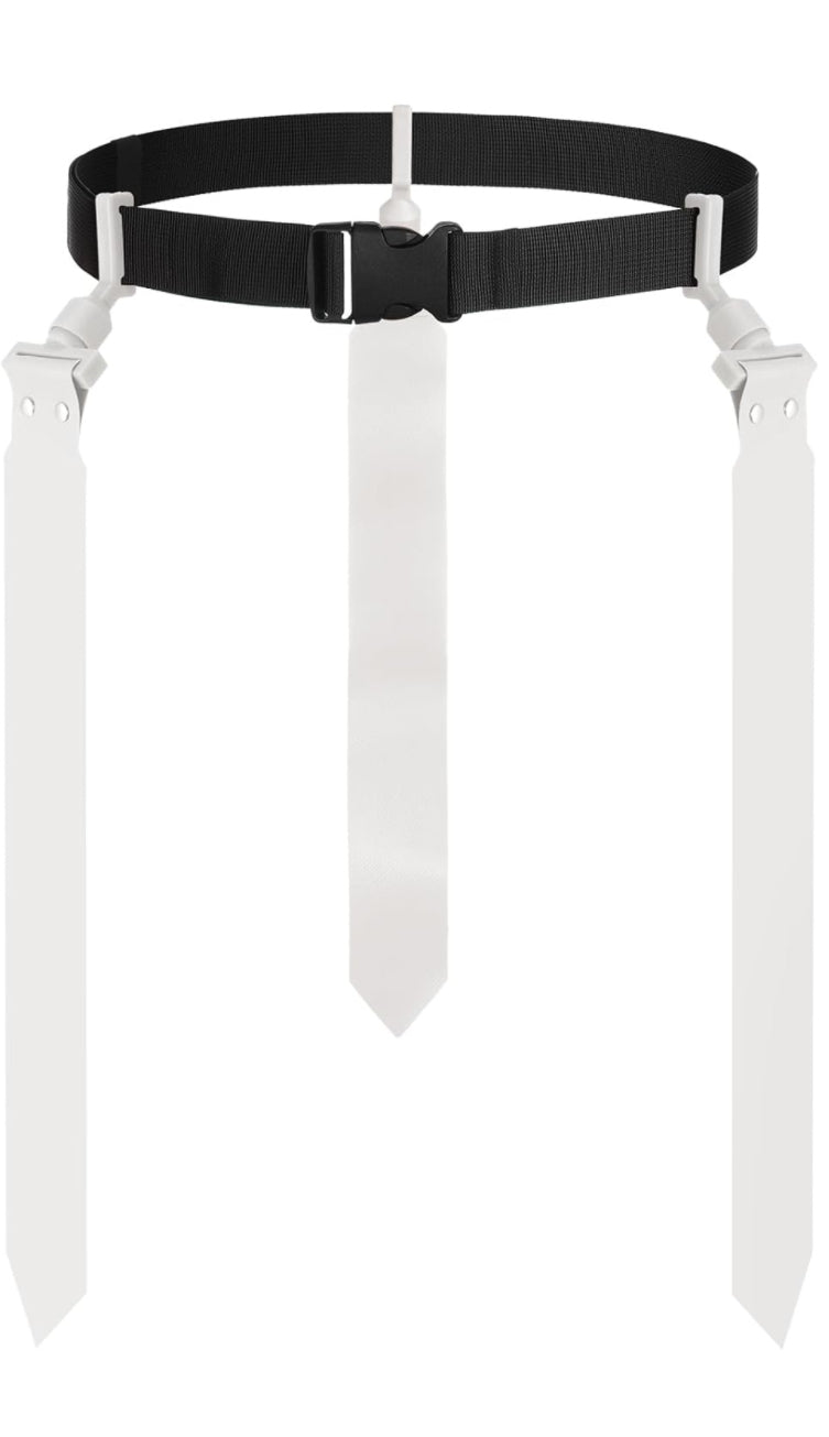 Paquete de 6 Cinturón de tocho Bandera Desprendible