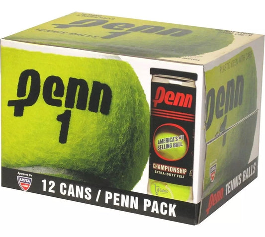 Caja Pelotas Tenis Penn 36 piezas
