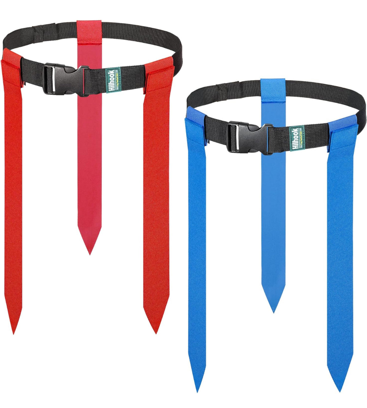 Paquete de 10 Cinturones de Football Bandera de Velcro