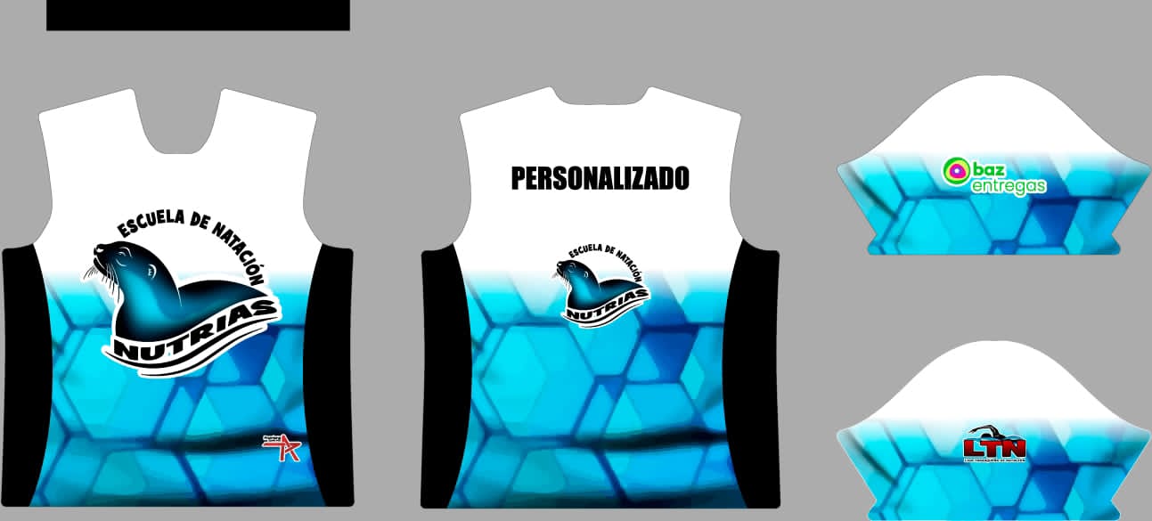 Playera Personalizada Escuela de Natación Nutrias