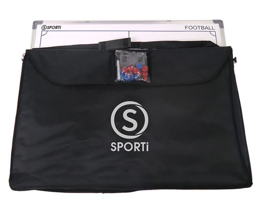 Pizarra Magnética de Coach de Fútbol con Bolsa de Transporte 60x90cm Sporti