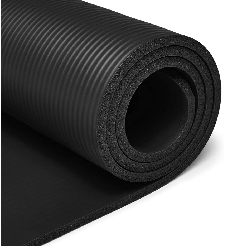 Tapete de Yoga Acolchado Negro