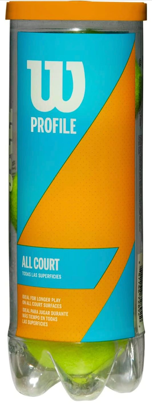 Bote de 3 Pelotas de Tenis Wilson Presurizada