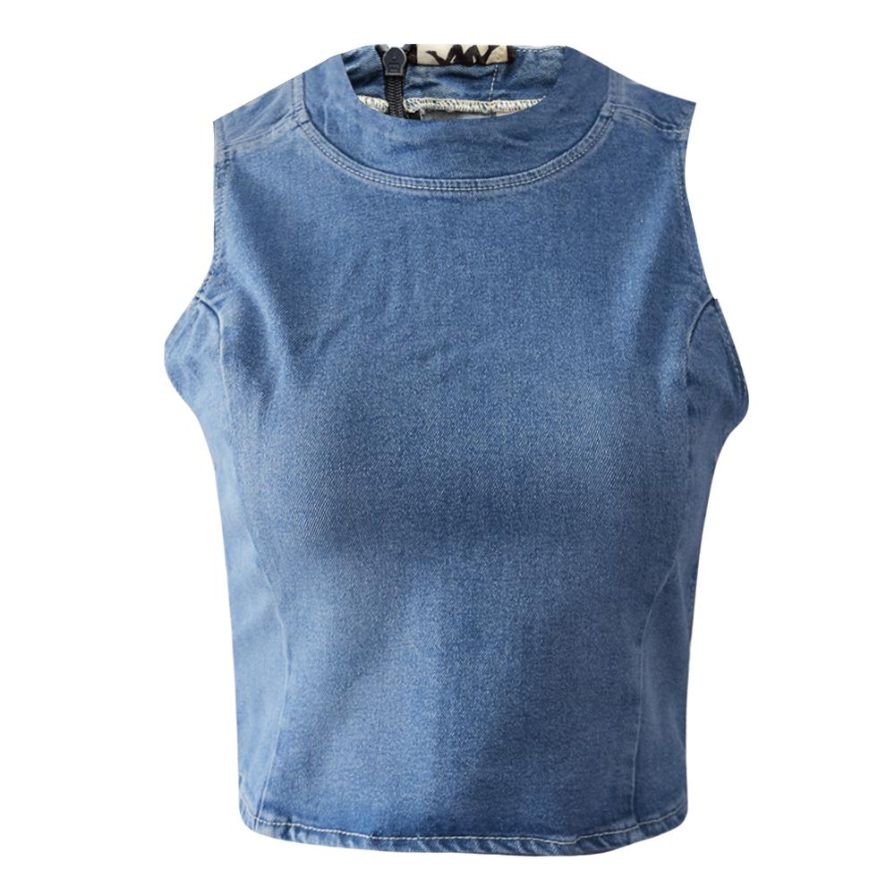 Crop Top Dama Authentic Denim 304I7G0