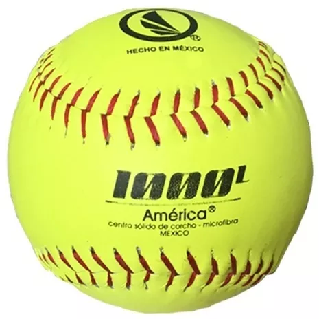 Set Pelotas Sóftbol América 1000 L 12 Piezas
