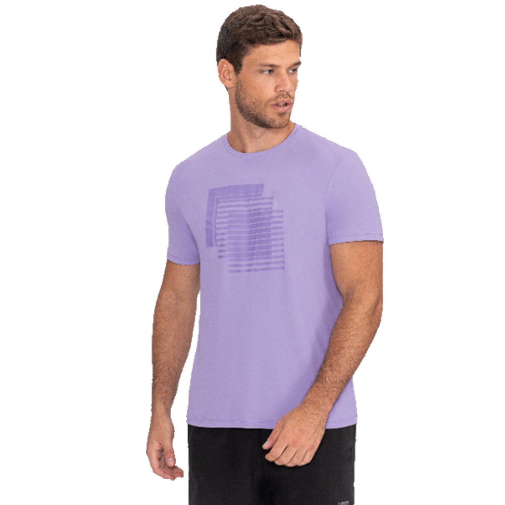 Playera Deportiva Geometric CO2 LIVE! Hombre 84347-1
