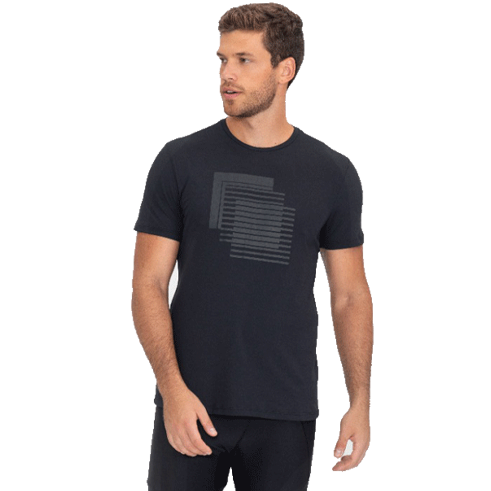 Playera Deportiva Geometric CO2 LIVE! Hombre 84347-2