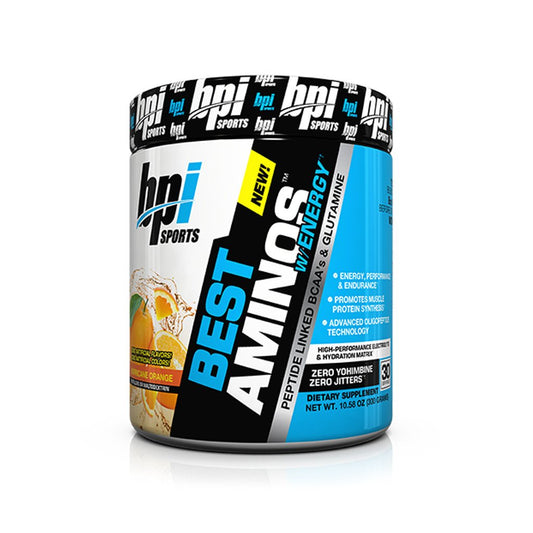 BPI Sports - Best Amino W/ Energy Hurricane Orange - 30 SERVICIOS