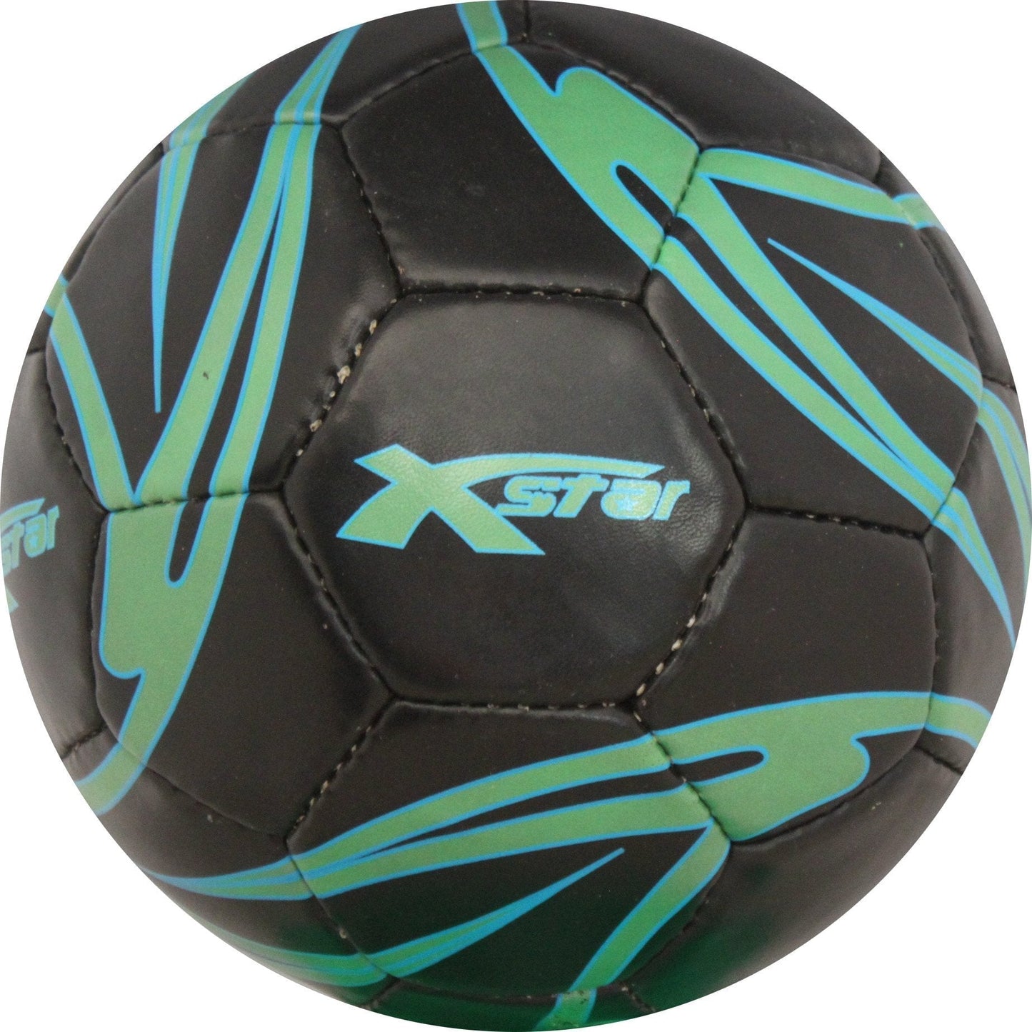 Balón Fútbol Negro con Verde Número 5