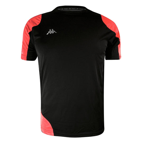 Jersey Kappa Hombre Performance Negro/rojo