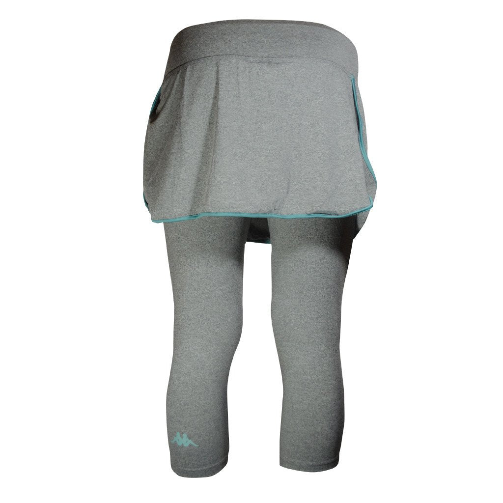 Licra con Falda Gris Dama