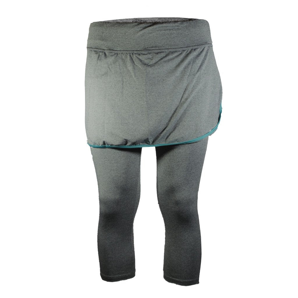 Licra con Falda Gris Dama