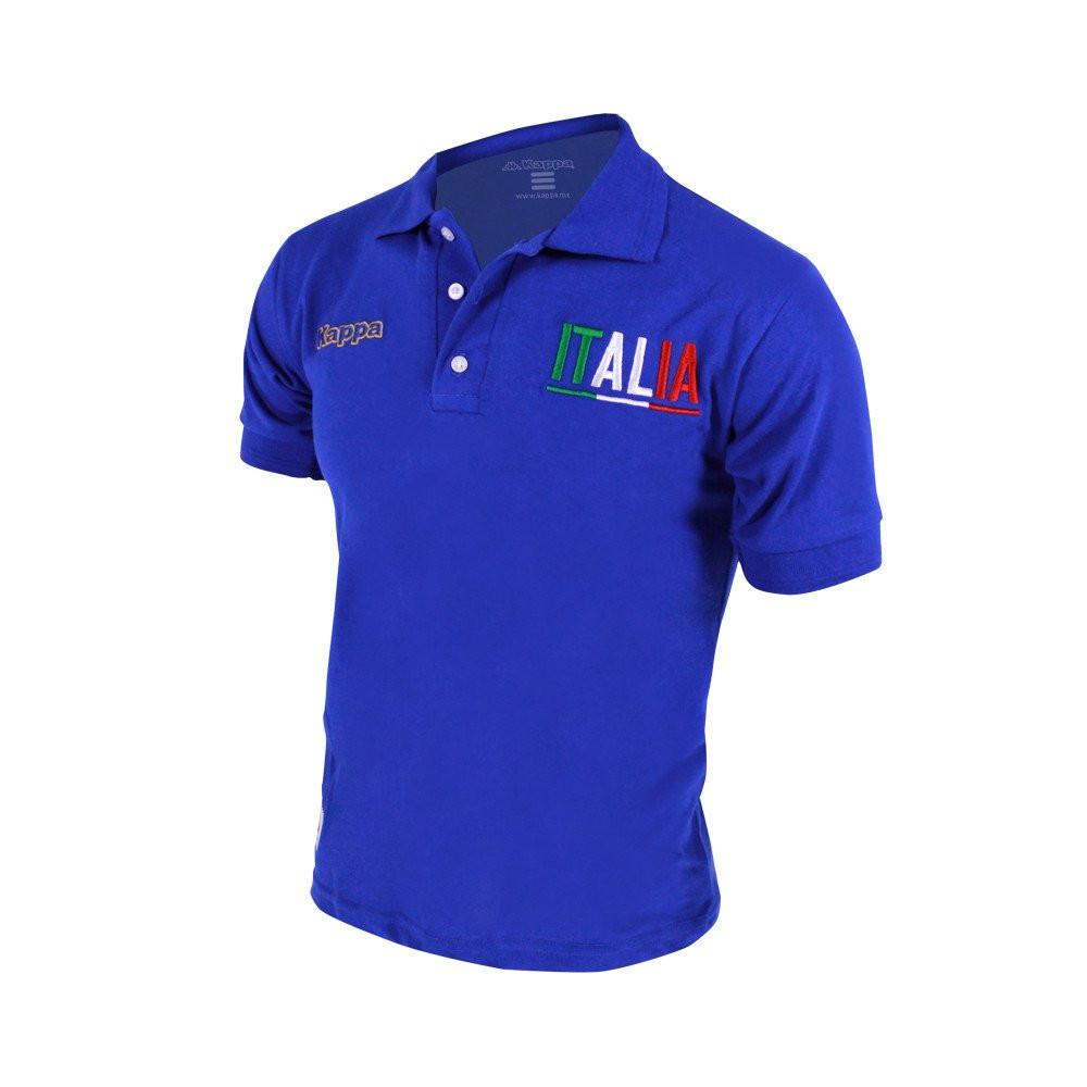 Polo Kappa Caballero Italia Azul
