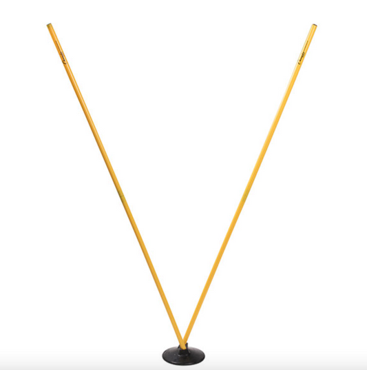 Set de 12 Estacas de Agilidad Pro con Base Doble e Individual Champion Sports