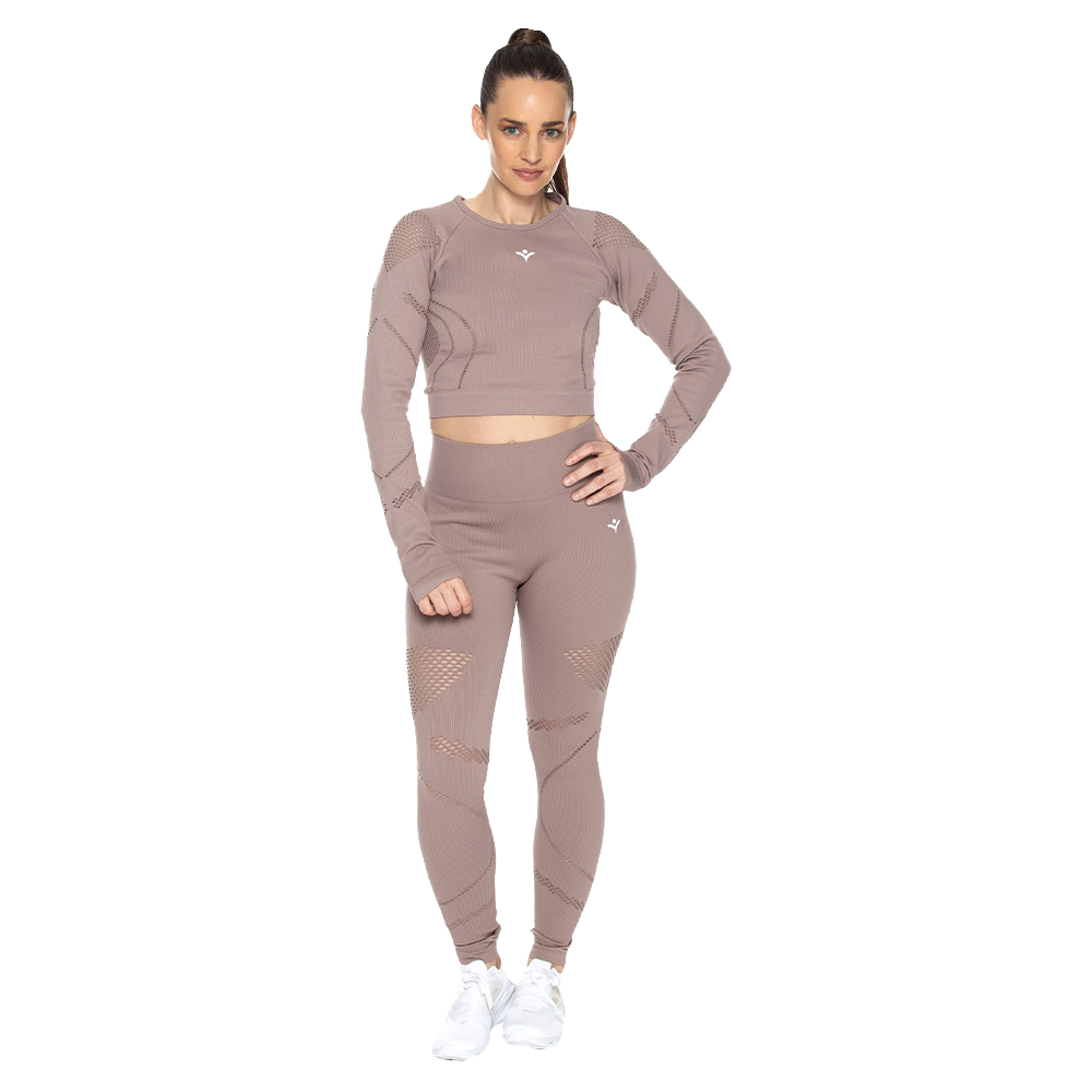 Set (Crop Top y Leggin) Seamless x UIN UINSET-10798-D