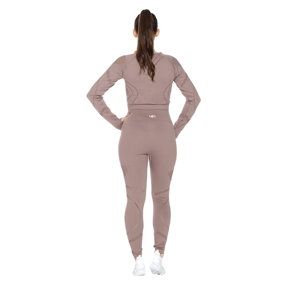 Set (Crop Top y Leggin) Seamless x UIN UINSET-10798-D