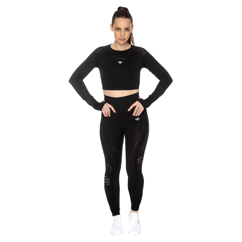 Set (Crop Top y Leggin) Seamless x UIN UINSET-11598-D