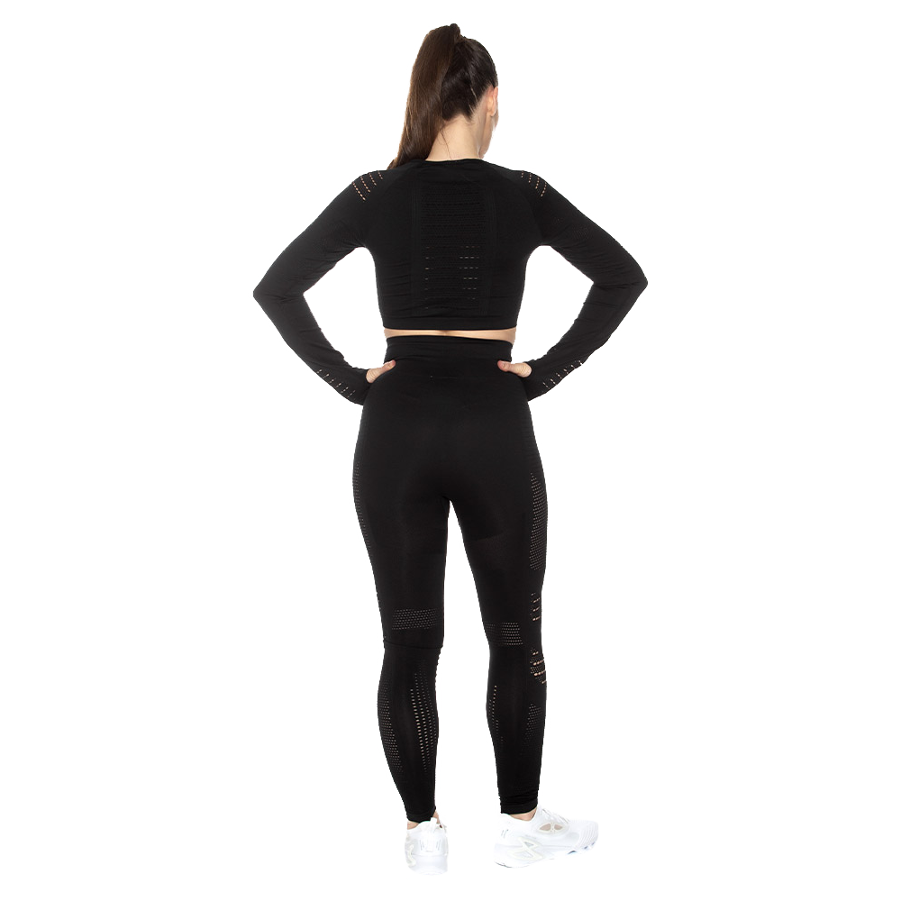 Set (Crop Top y Leggin) Seamless x UIN UINSET-11598-D