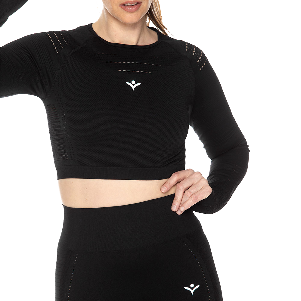 Set (Crop Top y Leggin) Seamless x UIN UINSET-11598-D