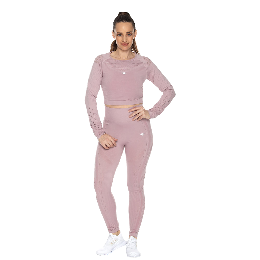 Set (Crop Top y Leggin) Seamless x UIN UINSET-11898-D