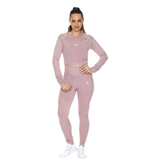 Set (Crop Top y Leggin) Seamless x UIN UINSET-11898-D