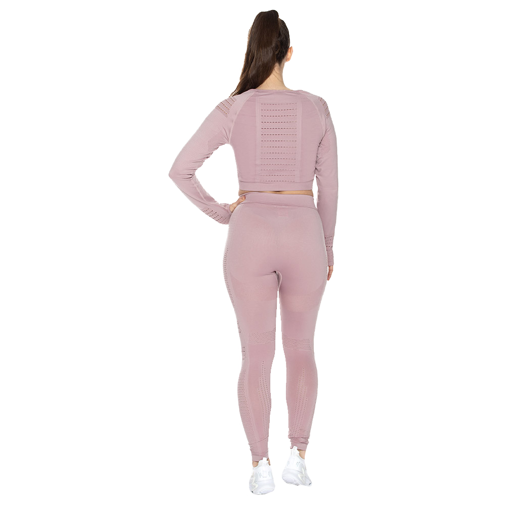 Set (Crop Top y Leggin) Seamless x UIN UINSET-11898-D