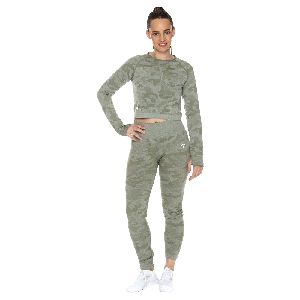 Set (Crop Top y Leggin) Seamless x UIN UINSET-11998-D