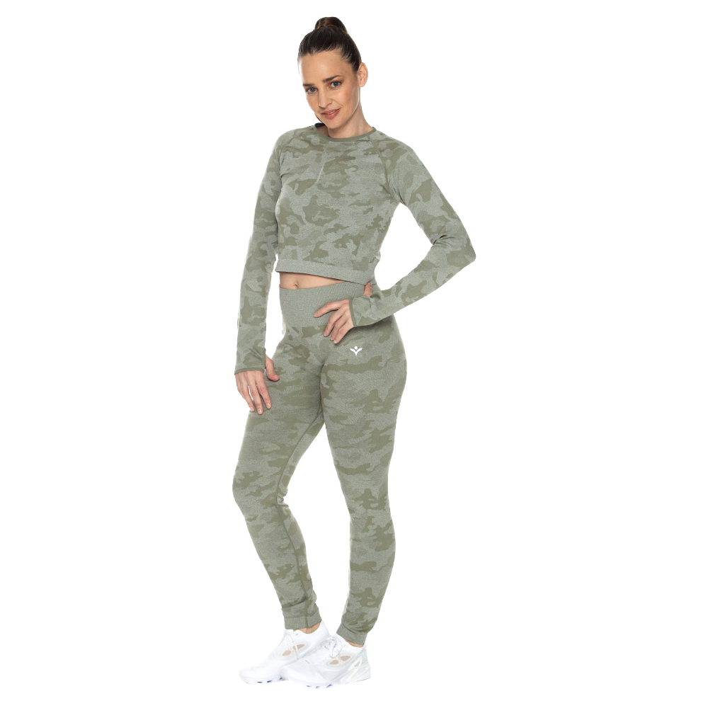 Set (Crop Top y Leggin) Seamless x UIN UINSET-11998-D