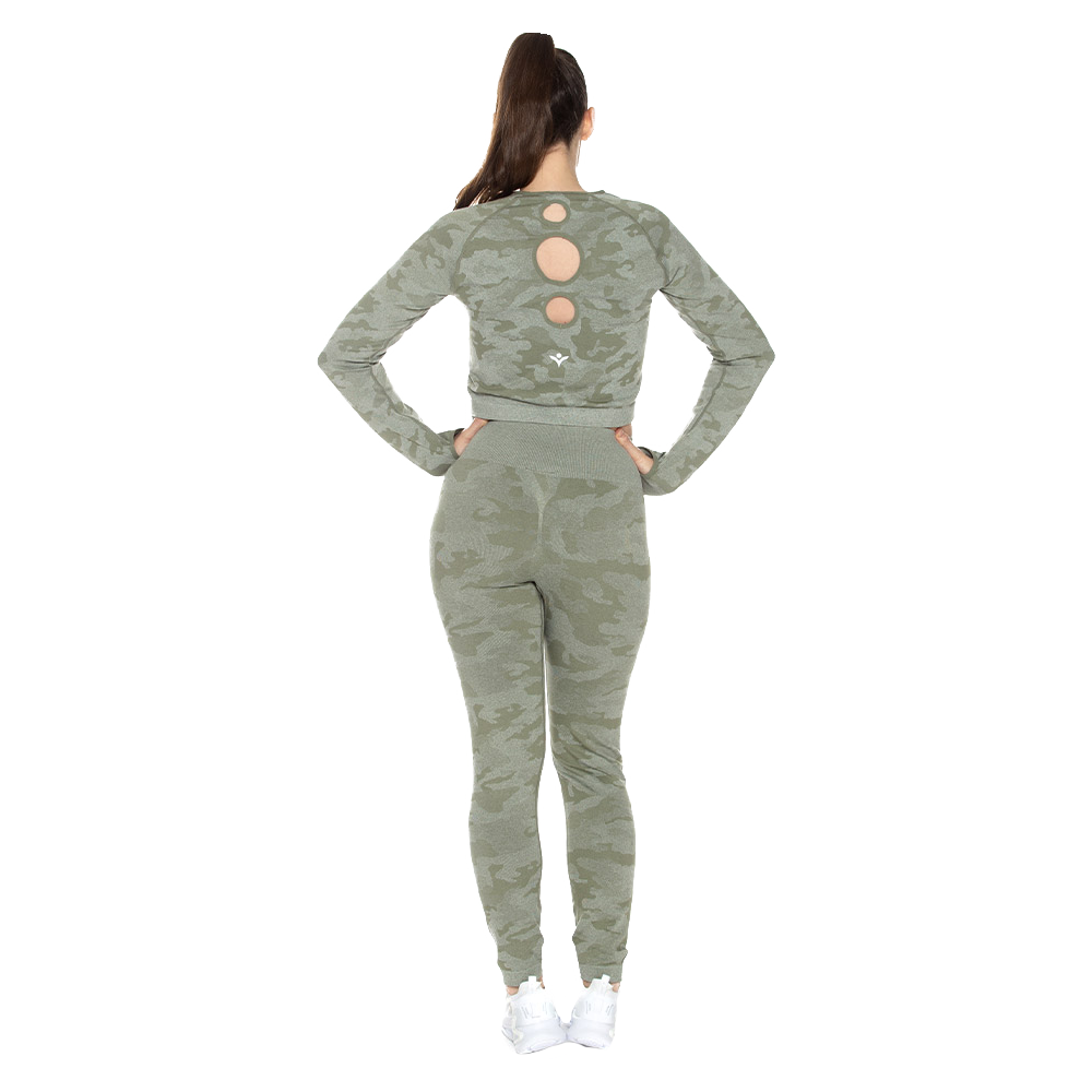 Set (Crop Top y Leggin) Seamless x UIN UINSET-11998-D