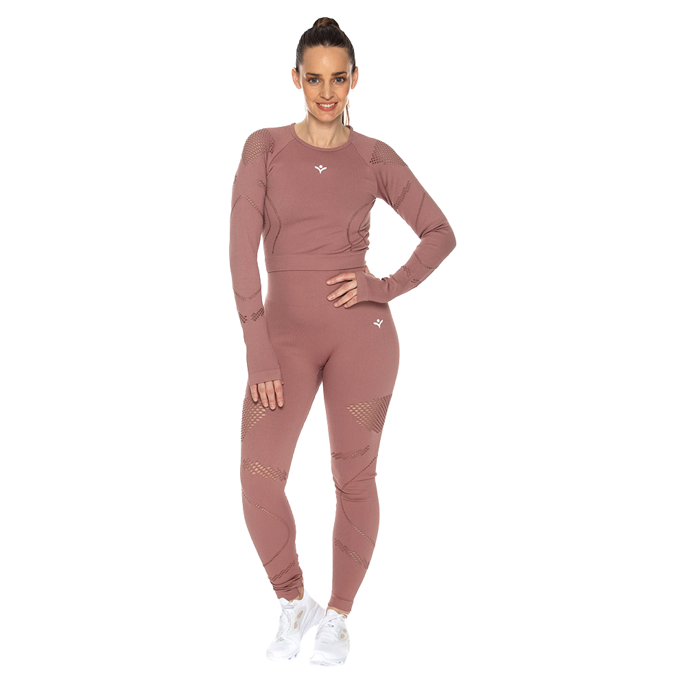 Set (Crop Top y Leggin) Seamless x UIN UINSET-21898-D