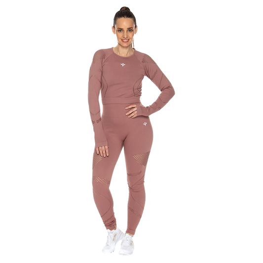 Set (Crop Top y Leggin) Seamless x UIN UINSET-21898-D