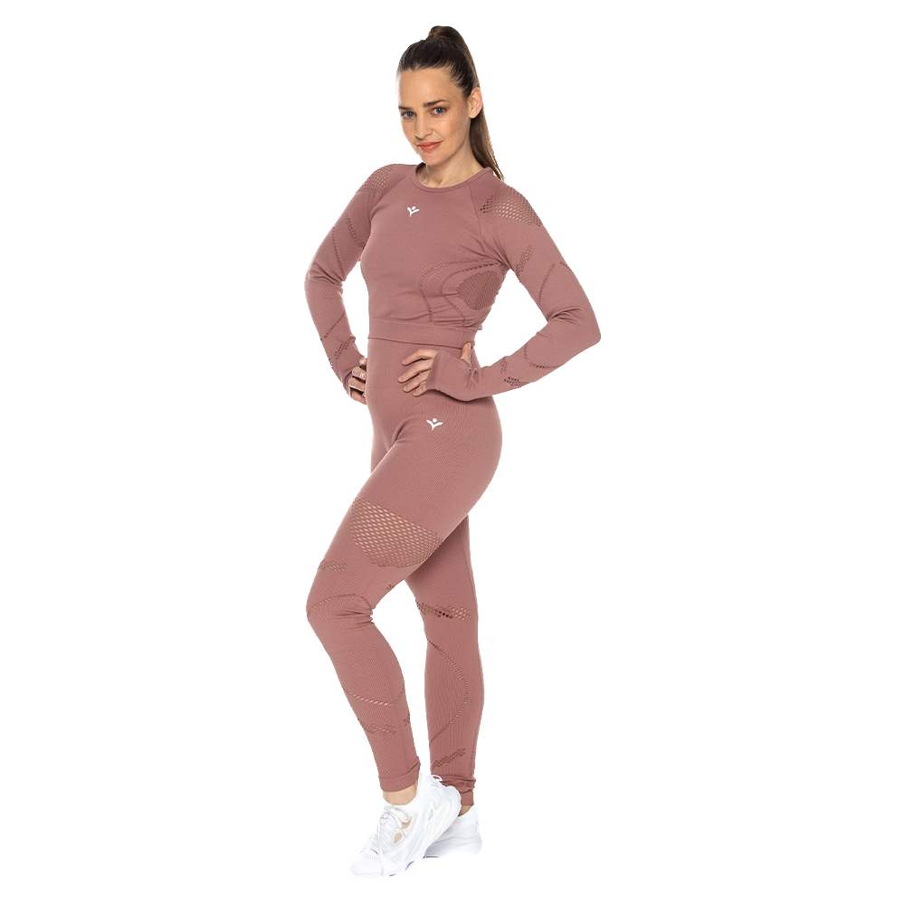 Set (Crop Top y Leggin) Seamless x UIN UINSET-21898-D