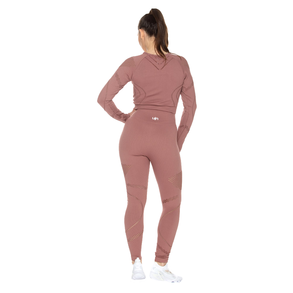 Set (Crop Top y Leggin) Seamless x UIN UINSET-21898-D