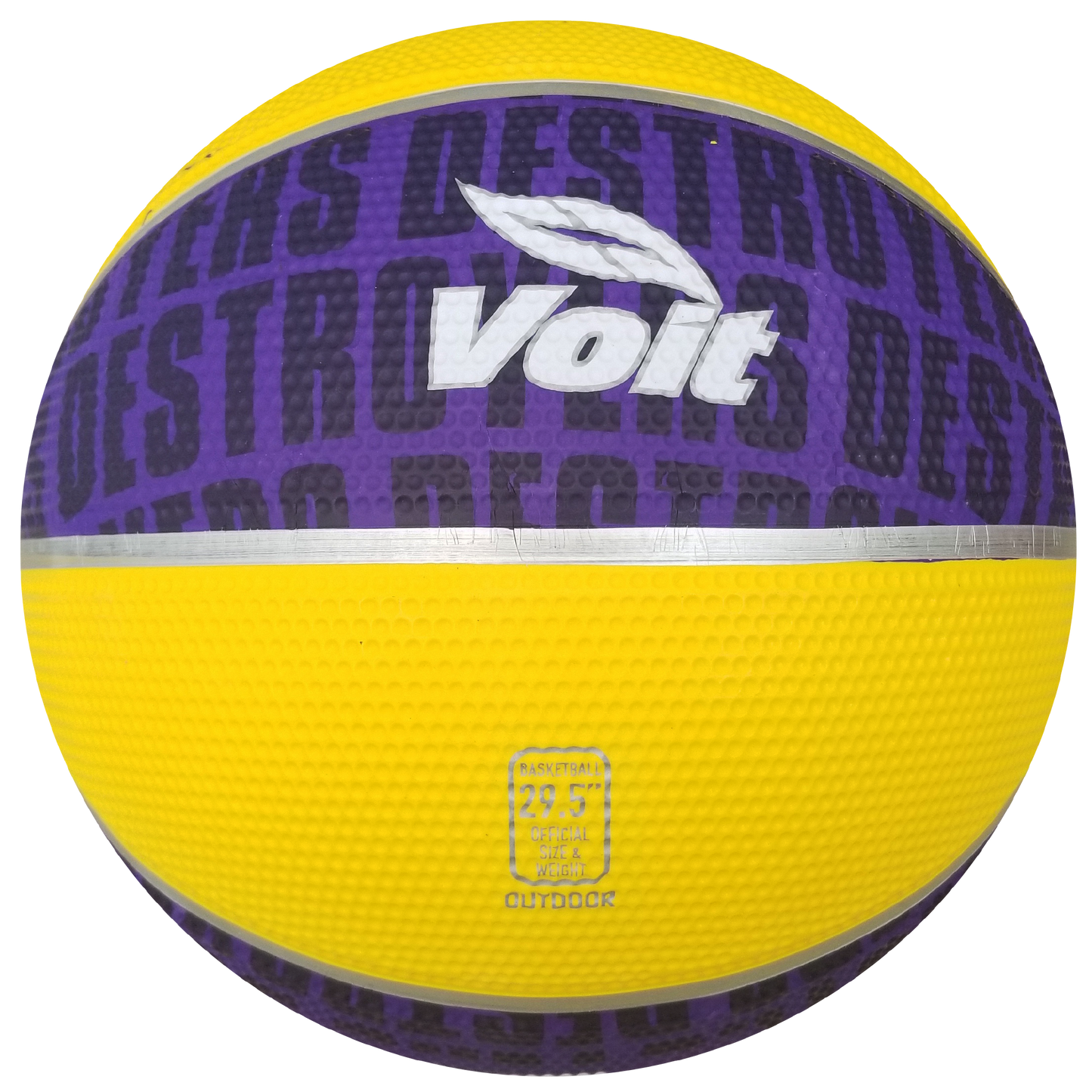 Balón Básquetbol Voit Destroyers No.7 Amarillo