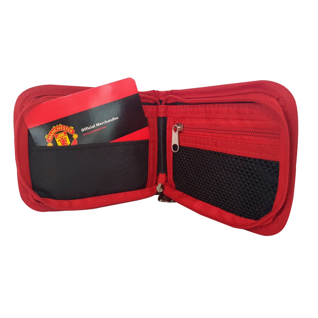 Cartera Manchester United Rojo