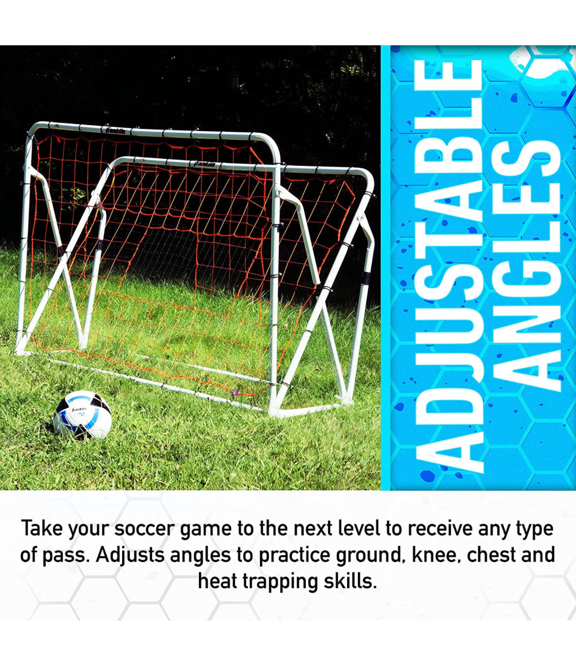 Rebotador de Pases, Ángulo Ajustable de Fútbol Franklin Sports