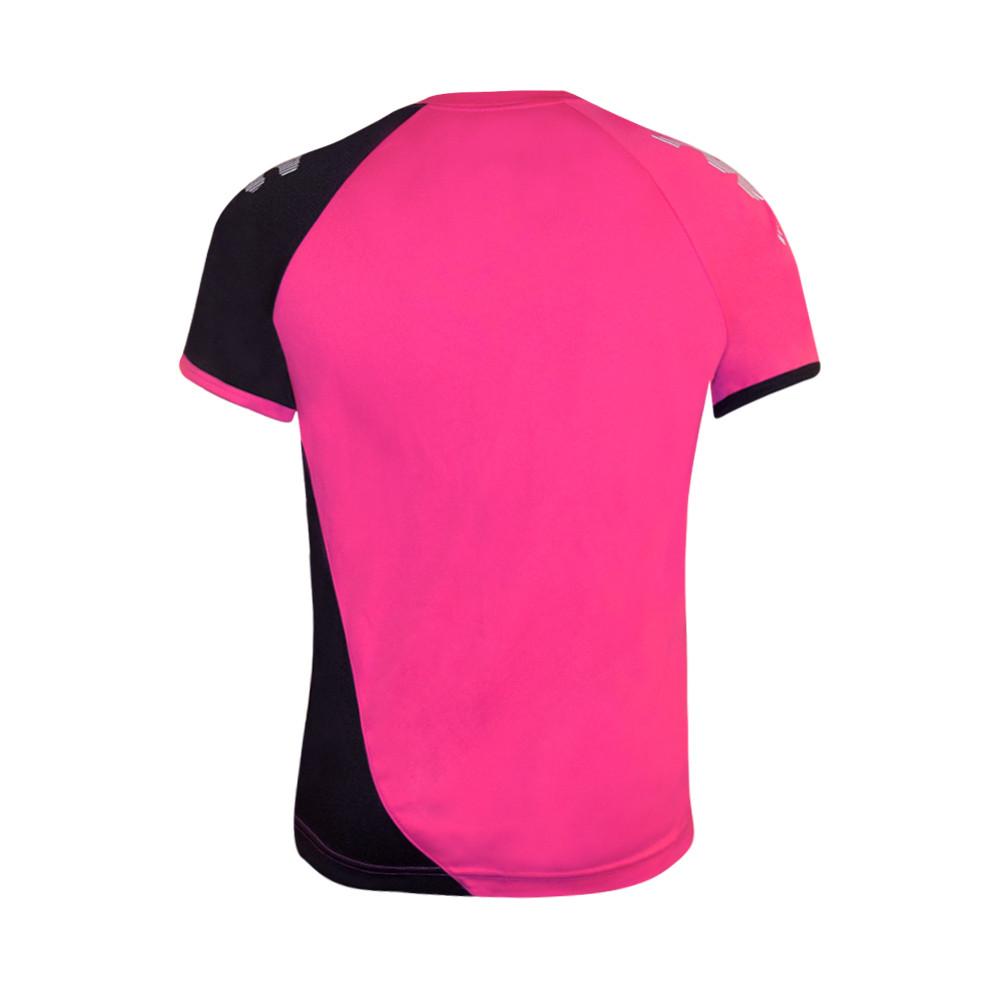 Jersey Básico Caballero Rosa/Negro JE-130-GE