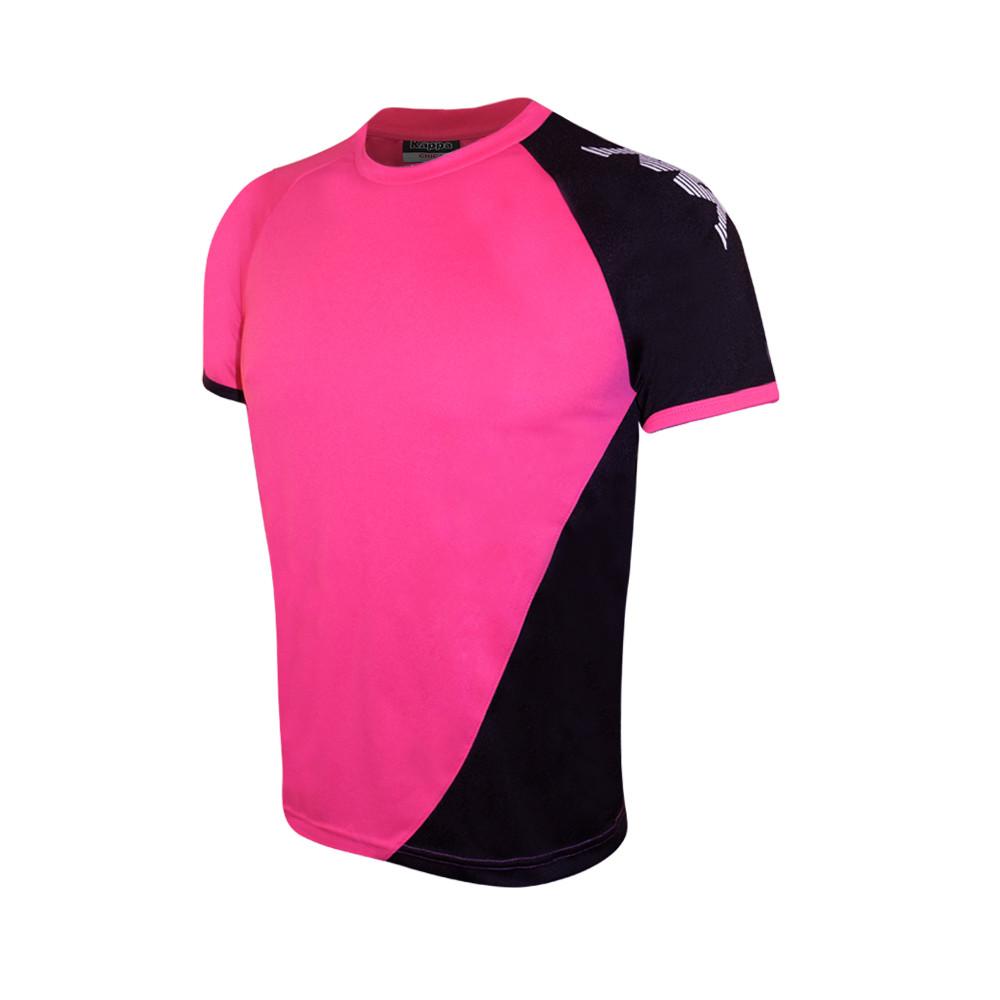 Jersey Básico Caballero Rosa/Negro JE-130-GE