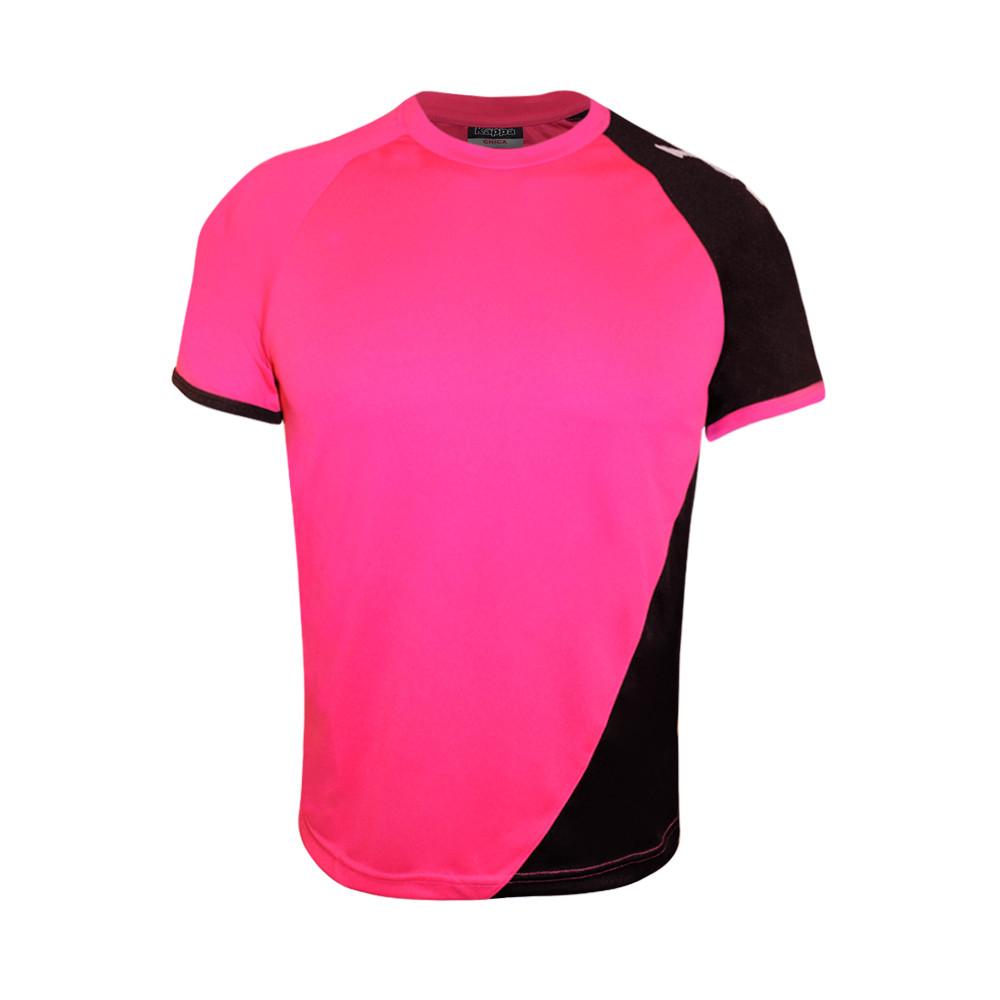 Jersey Básico Caballero Rosa/Negro JE-130-GE