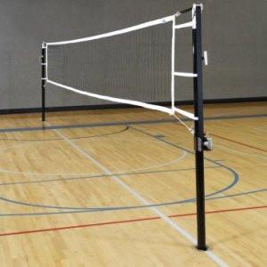 Red de Volleyball Profesional cuadro de 10cm, macramé 4mm con Tratamiento para Intemperie, Reforzada de 4 Lados con Lona Ahulada y Cable de Acero Grueso Producto Nacional